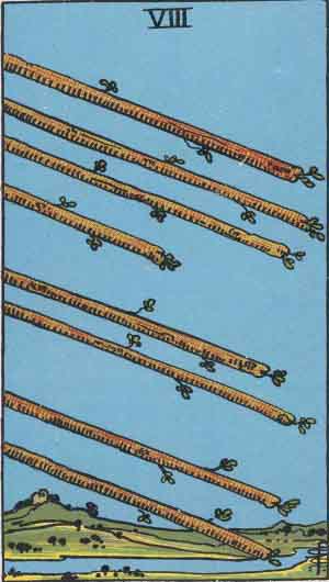 Eight Tarot Card
