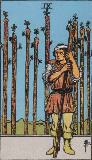 Nine Tarot Card