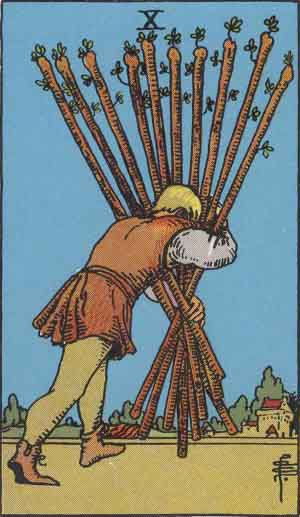 Ten Tarot Card