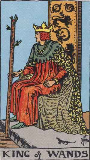 King Tarot Card
