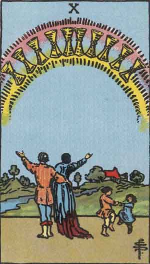 Ten Tarot Card