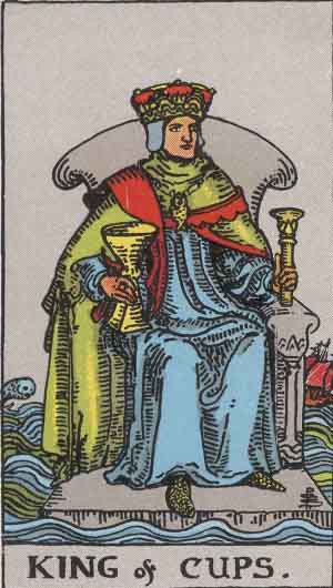 King Tarot Card