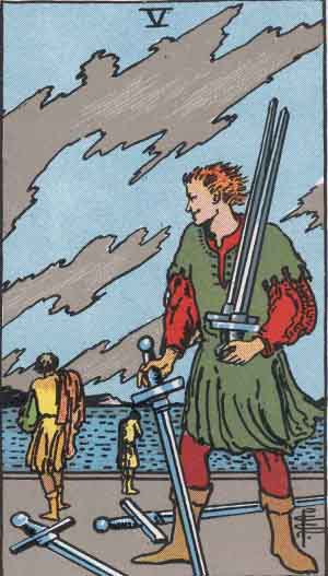 Five Tarot Card