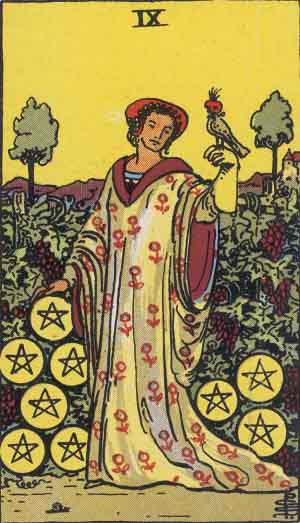 Nine Tarot Card