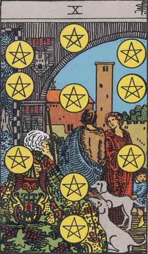 Ten Tarot Card